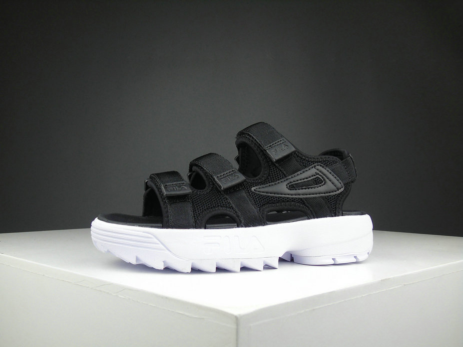 Fila Sandal Men Women Black White